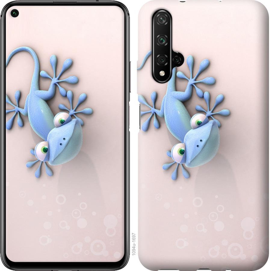 Чехол на Huawei Honor 20 Геккончик