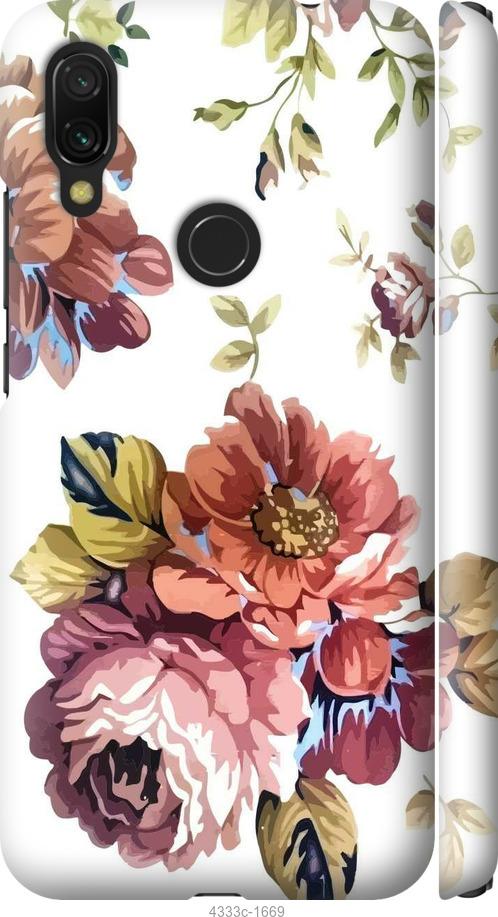 Чехол на Xiaomi Redmi 7 Vintage flowers