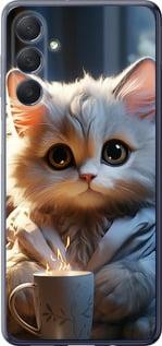 Чехол на Samsung Galaxy M54 White cat