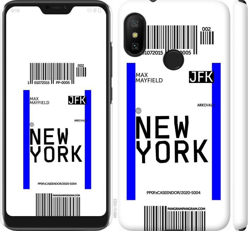 Чехол на Xiaomi Mi A2 Lite New York