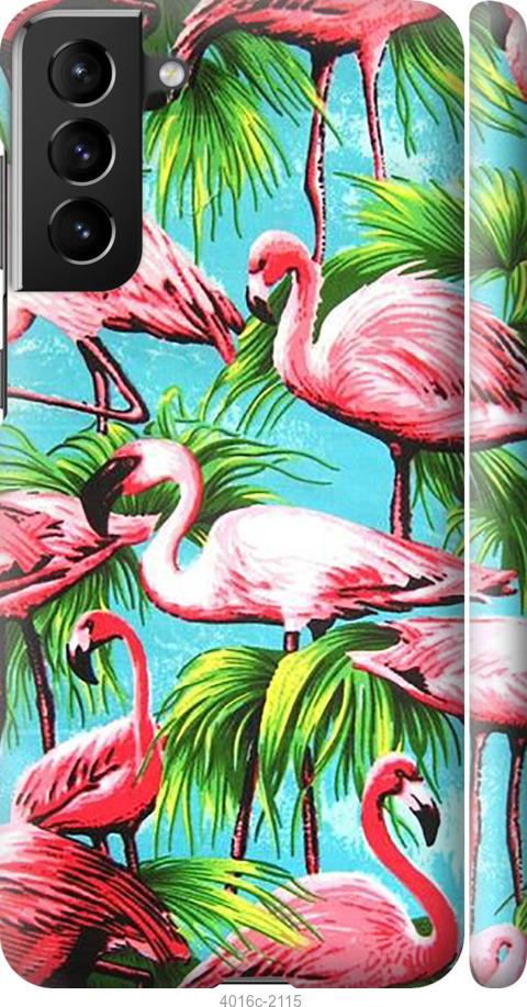 Чехол на Samsung Galaxy S21 Plus Tropical background