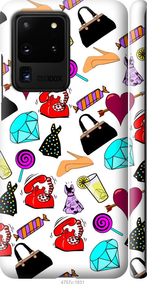 Чехол на Samsung Galaxy S20 Ultra stickers