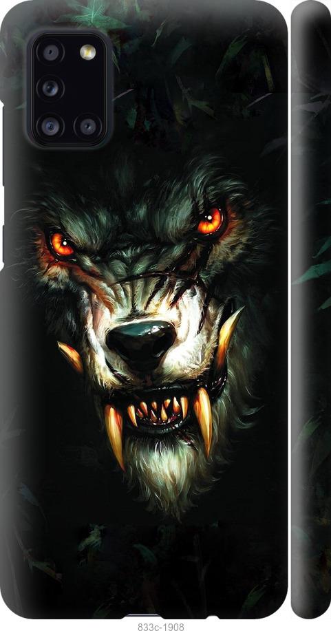 Чехол на Samsung Galaxy A31 A315F Дьявольский волк