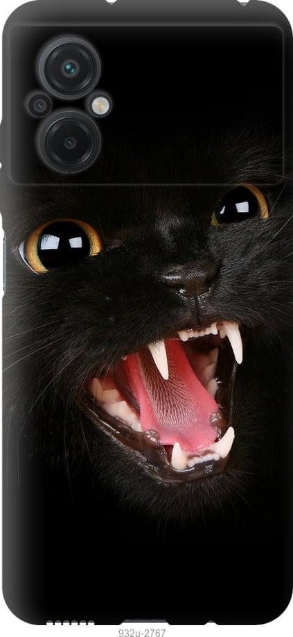 Чехол на Xiaomi Poco M5 Чёрная кошка