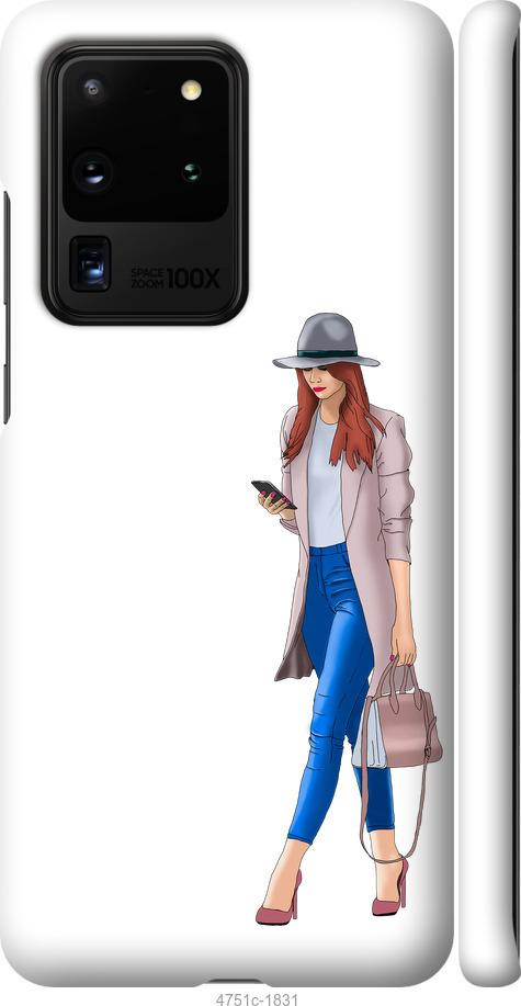 Чехол на Samsung Galaxy S20 Ultra Девушка 1