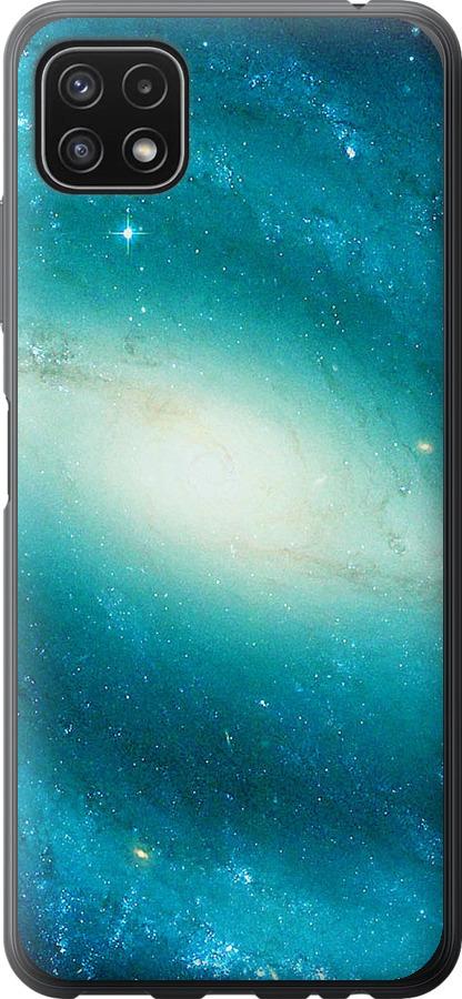 Чехол на Samsung Galaxy A22 5G A226B Голубая галактика