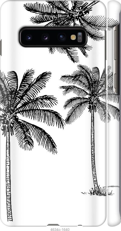 Чехол на Samsung Galaxy S10 Пальмы1