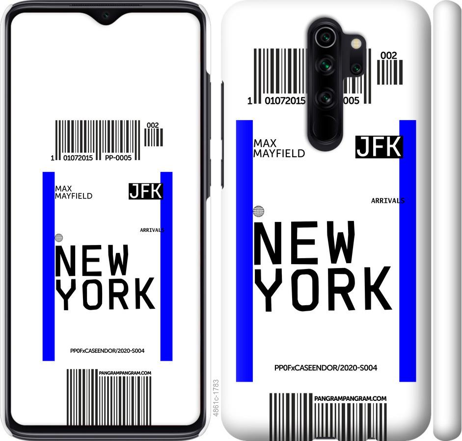 Чехол на Xiaomi Redmi Note 8 Pro New York