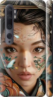Чехол на Xiaomi Mi Note 10 Взгляд души самурая