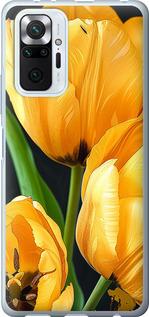 Чехол на Xiaomi Redmi Note 10 Pro Желтые тюльпаны