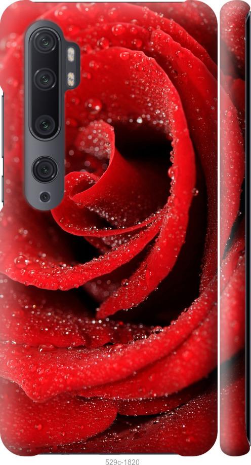 Чехол на Xiaomi Mi Note 10 Красная роза
