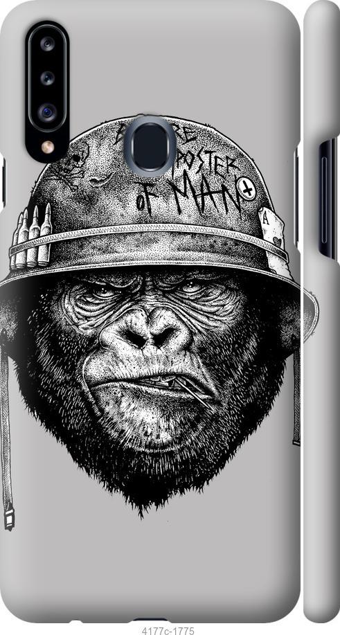 Чехол на Samsung Galaxy A20s A207F military monkey