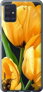 Чехол на Samsung Galaxy A51 2020 A515F Желтые тюльпаны