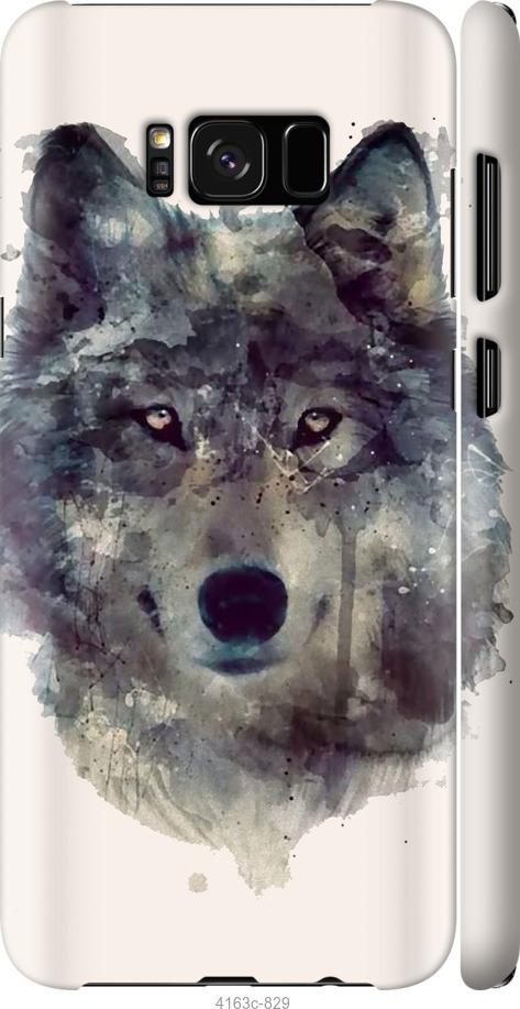 Чехол на Samsung Galaxy S8 Волк-арт
