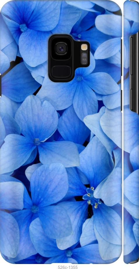 Чехол на Samsung Galaxy S9 Синие цветы