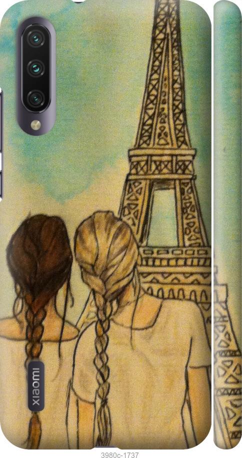 Чехол на Xiaomi Mi A3 Девушки в Париже