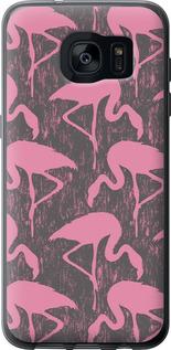 Чехол на Samsung Galaxy S7 Edge G935F Vintage-Flamingos