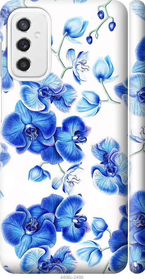 Чехол на Samsung Galaxy M52 M526B Голубые орхидеи