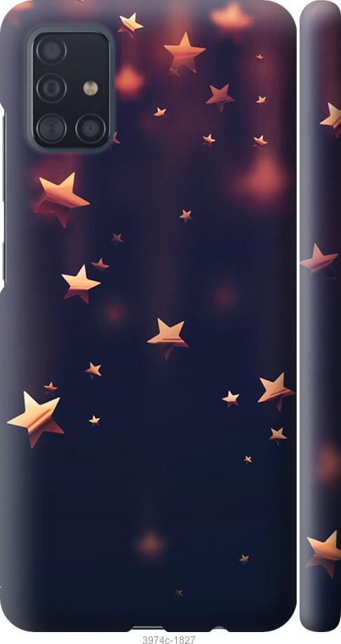 Чехол на Samsung Galaxy A51 2020 A515F Падающие звезды