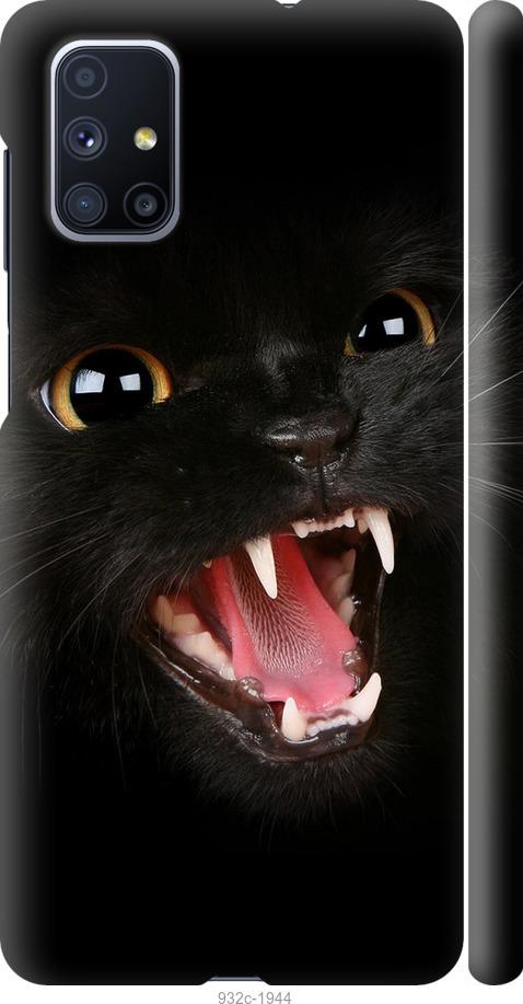 Чехол на Samsung Galaxy M51 M515F Чёрная кошка