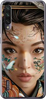 Чехол на Xiaomi Mi A3 Взгляд души самурая