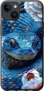 Чехол на iPhone 14 Plus Blue Snake