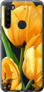 Чехол на Xiaomi Redmi Note 8 Желтые тюльпаны