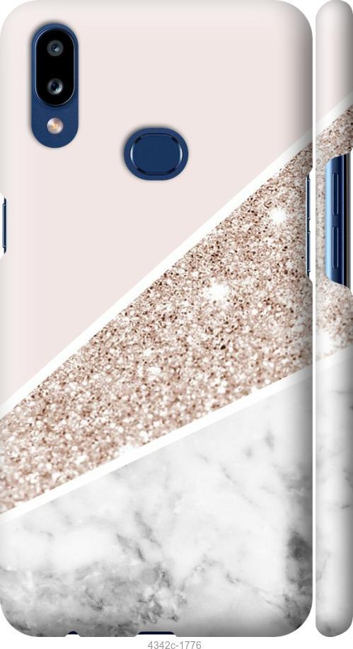 Чехол на Samsung Galaxy A10s A107F Пастельный мрамор