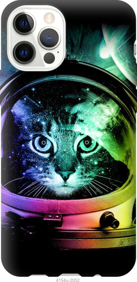 Чехол на iPhone 12 Кот-астронавт