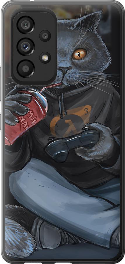 Чехол на Samsung Galaxy A53 A536E gamer cat