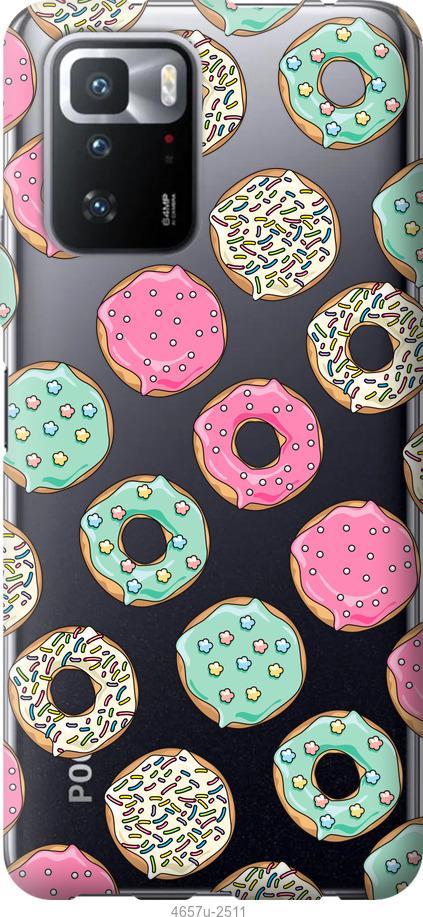 Чехол на Xiaomi Poco X3 GT Пончики 1