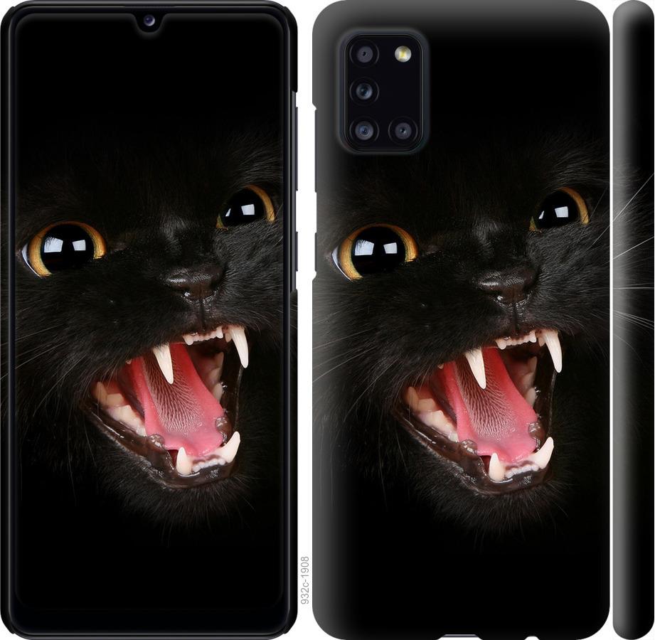 Чехол на Samsung Galaxy A31 A315F Чёрная кошка