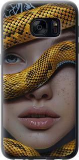 Чехол на Samsung Galaxy S7 G930F Объятия змеи