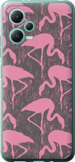 Чехол на Xiaomi Redmi Note 12 5G Vintage-Flamingos