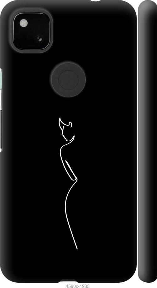 Чехол на Google Pixel 4A Силуэт1