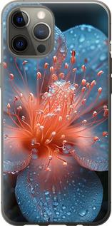 Чехол на iPhone 12 Pro Max Роса на цветке