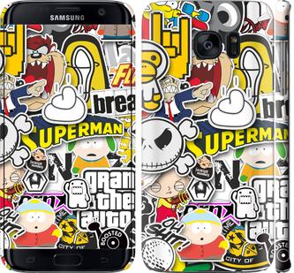 Чехол на Samsung Galaxy S7 Edge G935F Popular logos