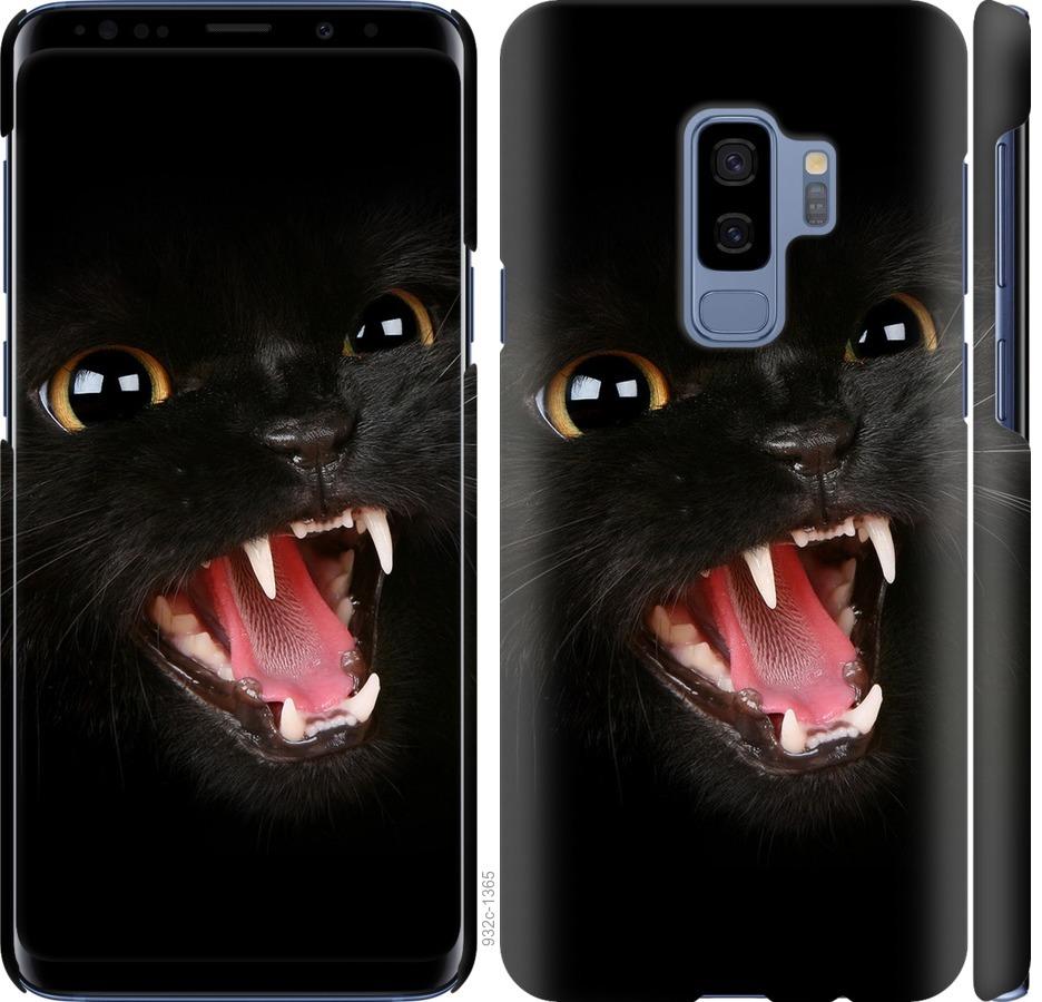 Чехол на Samsung Galaxy S9 Plus Чёрная кошка