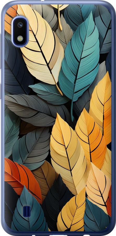 Чехол на Samsung Galaxy A10 2019 A105F Кольорове листя