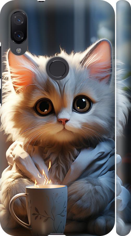 Чехол на Xiaomi Mi Play White cat