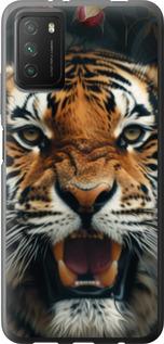 Чехол на Xiaomi Poco M3 Тигровое величие