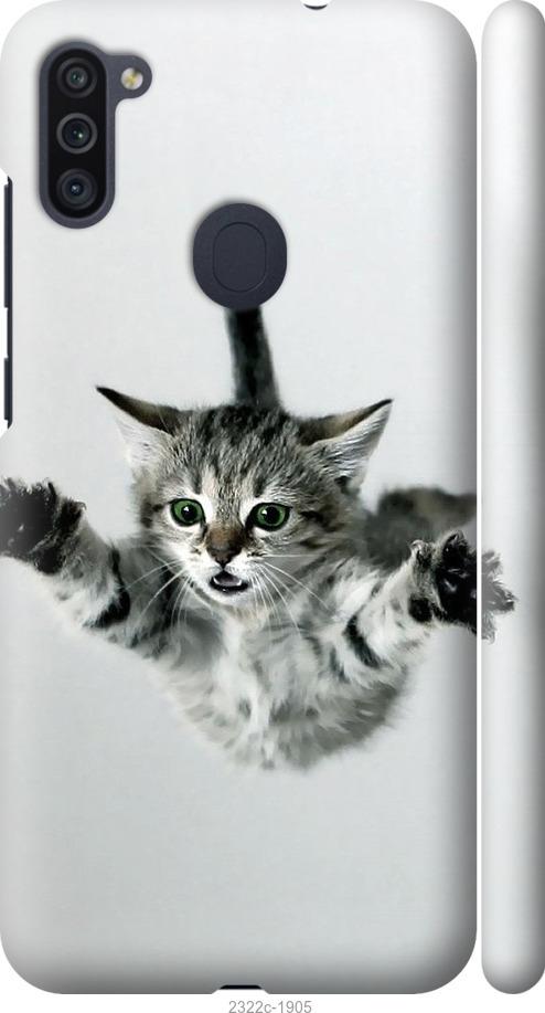 Чехол на Samsung Galaxy M11 M115F Летящий котёнок