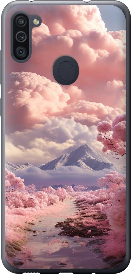 Чехол на Samsung Galaxy A11 A115F Розовые облака
