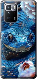 Чехол на Xiaomi Redmi Note 10 Pro 5G Blue Snake