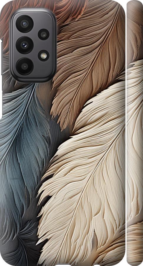 Чехол на Samsung Galaxy A23 A235F Листья в стиле бохо