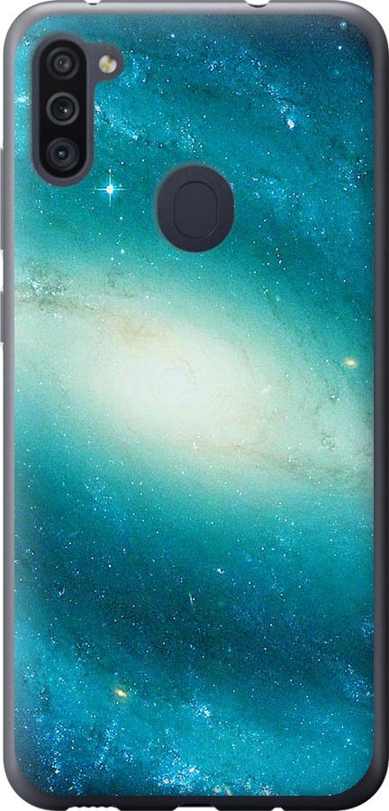 Чехол на Samsung Galaxy M11 M115F Голубая галактика