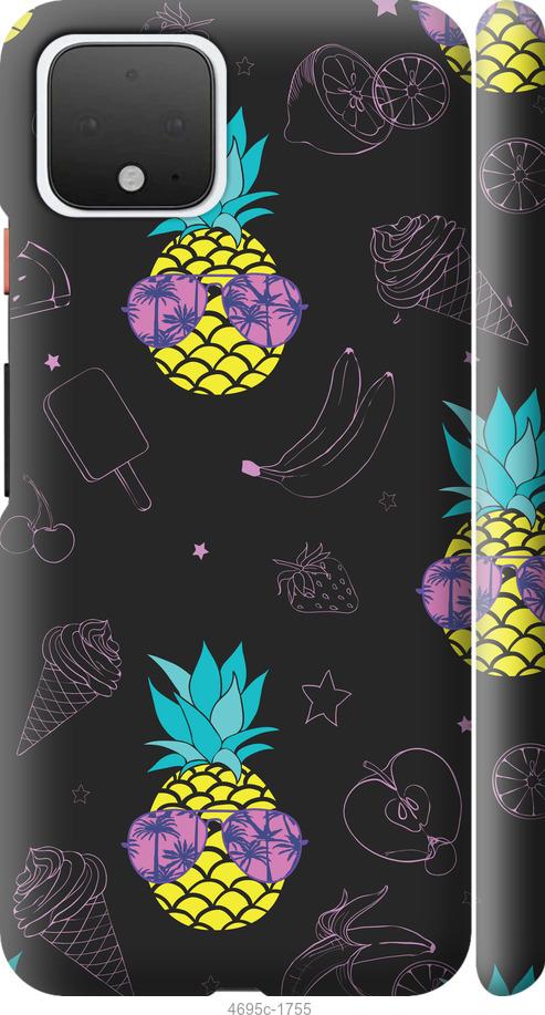 Чехол на Google Pixel 4 Summer ananas