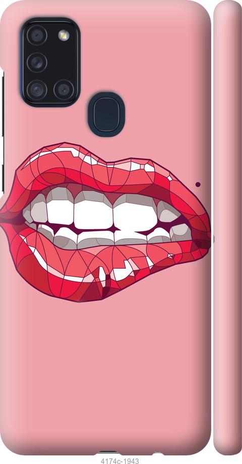 Чехол на Samsung Galaxy A21s A217F Sexy lips