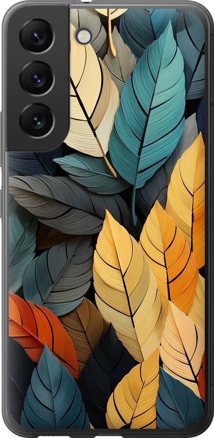 Чехол на Samsung Galaxy S22 Кольорове листя