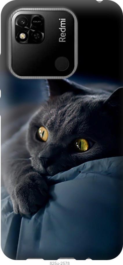 Чехол на Xiaomi Redmi 10A Дымчатый кот